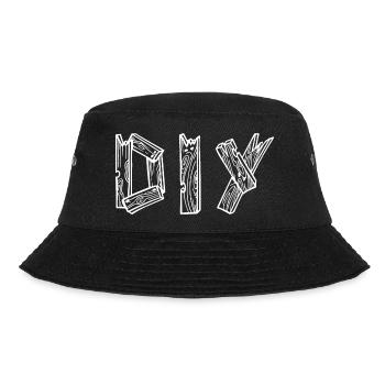 DIY - do it yourself - Bucket Hat - Schwarz - Vorne - Lela (165cm)