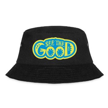 see the good Zitat - Bucket Hat - Schwarz - Vorne - Lela (165cm)