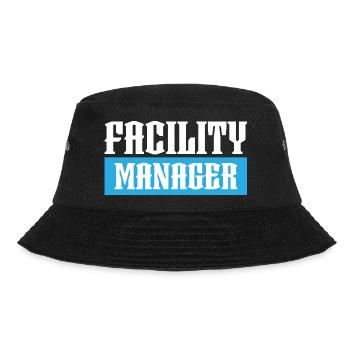 facility manager tshirt black - Bucket Hat - black - Front - Lela (165cm)