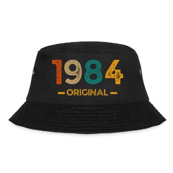 Original von 1984 - Bucket Hat - Schwarz - Vorne - Lela (165cm)