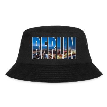 Berlin - Bucket Hat - Schwarz - Vorne - Lela (165cm)