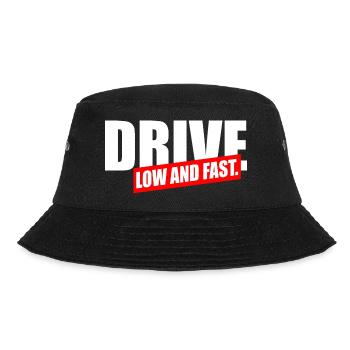 Drive Low and fast - Bucket Hat - black - Front - Lela (165cm)