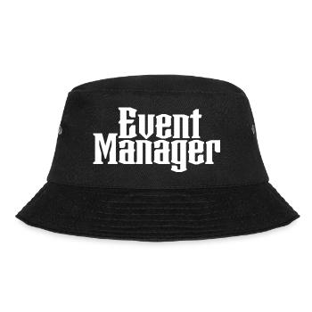 black Shirt Event Manager - Bucket Hat - Schwarz - Vorne - Lela (165cm)