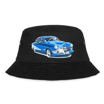 Auto - Bucket Hat - Schwarz - Vorne - Lela (165cm)