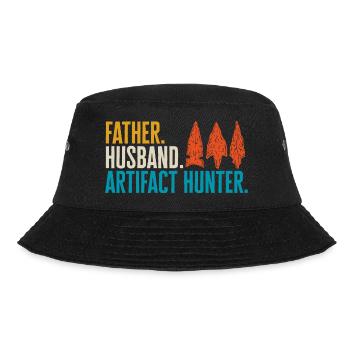 Arrowhead Hunting Pfeilspitzen Sammler - Bucket Hat - Schwarz - Vorne - Lela (165cm)