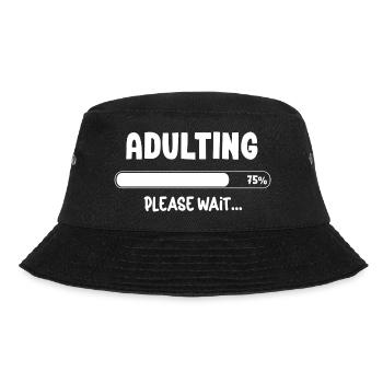 Adulting please wait 18th birthday - Bob - noir - Devant - Lela (165cm)