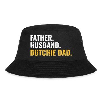 Holländischer Schäferhund Dutch Shepherd - Bucket Hat - Schwarz - Vorne - Lela (165cm)