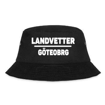 Landvetter Göteborg - Bucket Hat - Schwarz - Vorne - Lela (165cm)