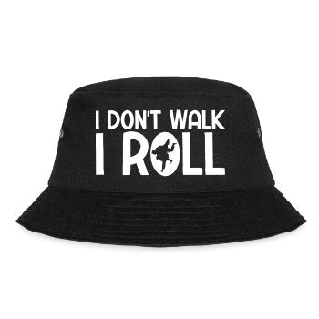 BJJ Jiu Jitsu - Bucket Hat - Schwarz - Vorne - Lela (165cm)
