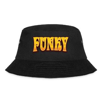 Funky Retro - Bucket Hat - black - Front - Lela (165cm)
