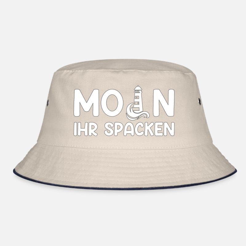 Moin Spruch Leuchtturm Norden Geschenk Bucket Hat
