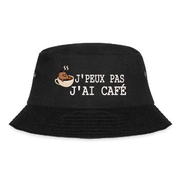 J'peux pas j'ai café - Bob - noir - Devant - Lela (165cm)