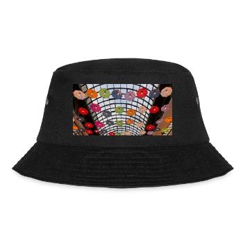 Colorful Umbrellas Rainbow - Bucket Hat - black - Front - Lela (165cm)