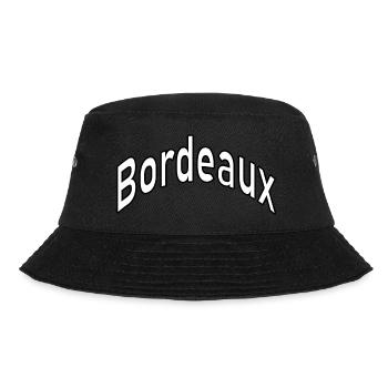 Bordeaux - Bucket Hat - Schwarz - Vorne - Lela (165cm)