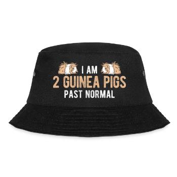 Nagetier Meerschwein Meerschweinchen - Bucket Hat - Schwarz - Vorne - Lela (165cm)
