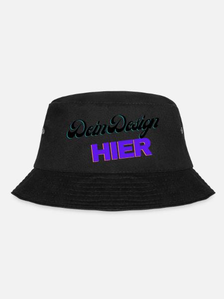 Dein Design - Bucket Hat - Schwarz