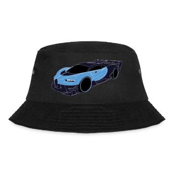 Voiture de sport Buga - Bob - noir - Devant - Lela (165cm)
