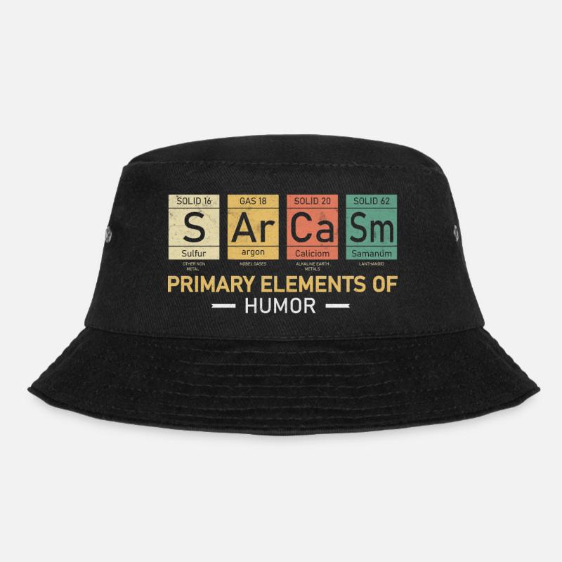 Sarkasmus Humor - Bucket Hat - Schwarz