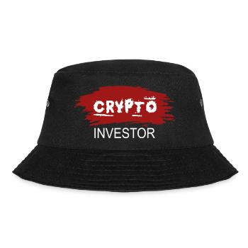 Bitcoin Trading Crypto Aktien - Bucket Hat - Schwarz - Vorne - Lela (165cm)