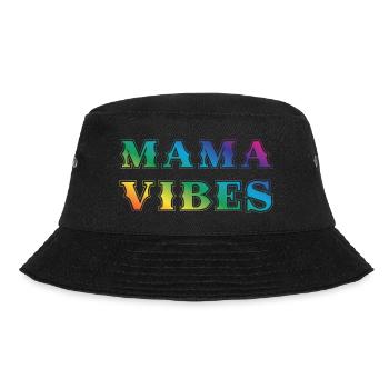 Mama Vibes - Bucket Hat - Schwarz - Vorne - Lela (165cm)