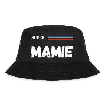 super mamie - t-shirt assorti - Bob - noir - Devant - Lela (165cm)