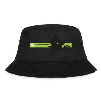 SUPER MOTO speed - Bucket Hat - Schwarz - Vorne - Lela (165cm)