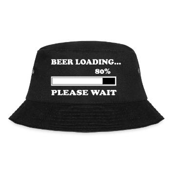 Bier Wein Whiskey Schnaps Alkohol - Bucket Hat - Schwarz - Vorne - Lela (165cm)