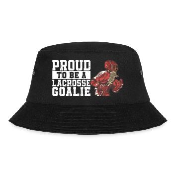 Lacrosse Torwart Lacrosse Spieler - Bucket Hat - Schwarz - Vorne - Lela (165cm)