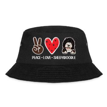 Sheepadoodle Doodle Dog - Bucket Hat - black - Front - Lela (165cm)