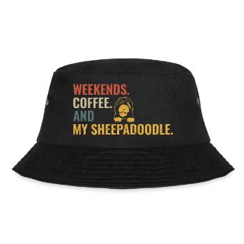 Sheepadoodle Doodle Dog - Bucket Hat - black - Front - Lela (165cm)
