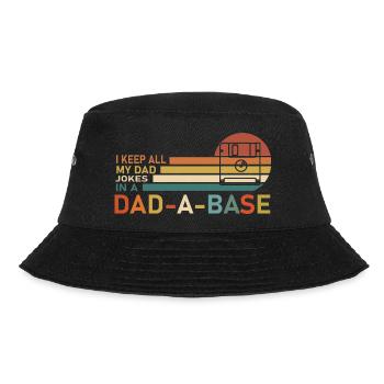 I Keep All My Dad Jokes In A Dad a base - Bucket Hat - black - Front - Lela (165cm)