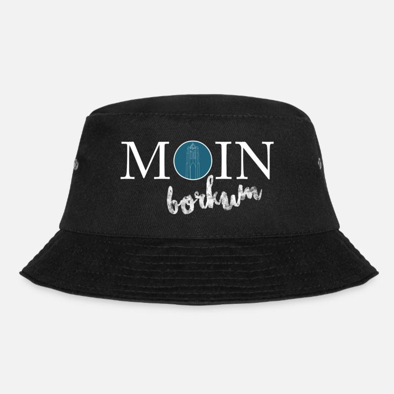 Moin Borkum - Bucket Hat - Schwarz
