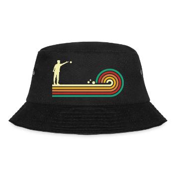 Petanque humor boccia gift humor petanque - Bucket Hat - black - Front - Lela (165cm)