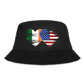 Irlande États-Unis drapeau coeur utilisé - Bob - noir - Devant - Lela (165cm)