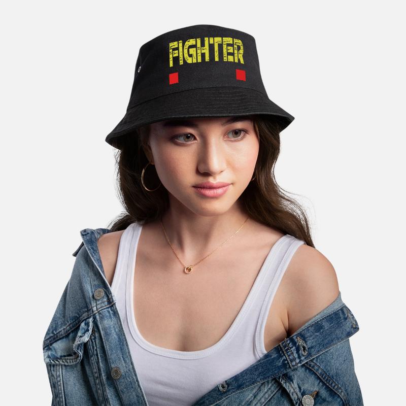 FIGHTER Textbasis Bucket Hat