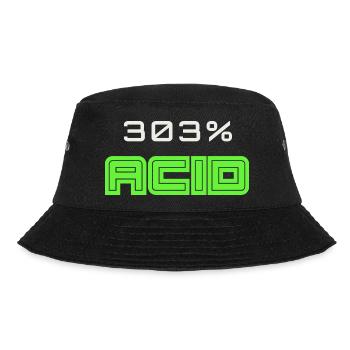 303 Acid Grün 2 2 - Bucket Hat - Schwarz - Vorne - Lela (165cm)