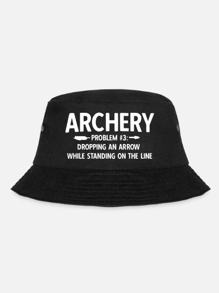 Bogenschießen Archery - Bucket Hat - Schwarz