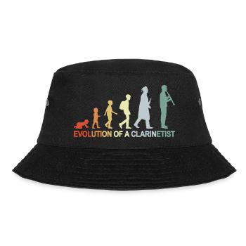 Clarinet Evolution - Bucket Hat - black - Front - Lela (165cm)