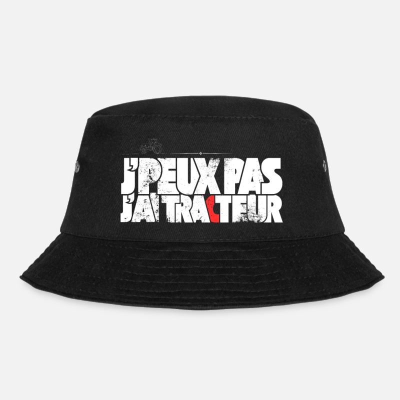 J'Peux Pas J'Ai Tracteur - Bob - noir