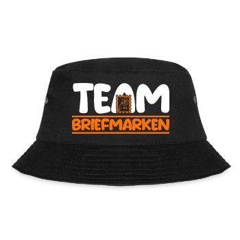 Philatelie Briefmarkensammlung Briefmarkensammler - Bucket Hat - Schwarz - Vorne - Lela (165cm)