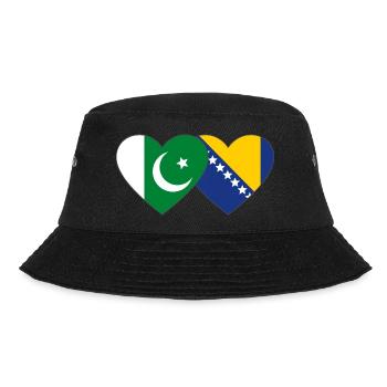 Pakistan Bosnie drapeau coeur - Bob - noir - Devant - Lela (165cm)