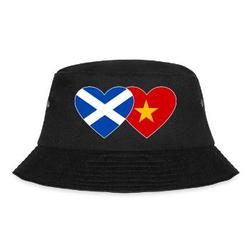 Ecosse Vietnam Drapeau Coeur - Bob - noir - Devant - Lela (165cm)