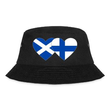 Ecosse Finlande Drapeau Coeur - Bob - noir - Devant - Lela (165cm)