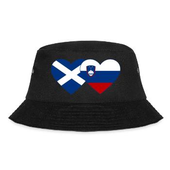 Ecosse Slovénie Drapeau Coeur - Bob - noir - Devant - Lela (165cm)
