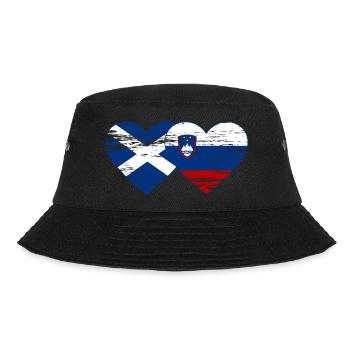 Ecosse Slovénie drapeau coeur utilisé - Bob - noir - Devant - Lela (165cm)