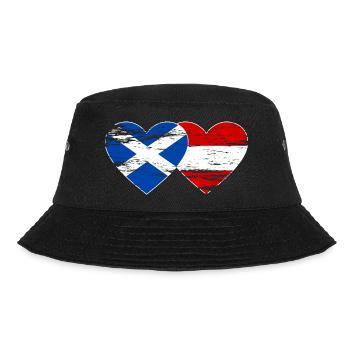 Ecosse Autriche drapeau coeur utilisé - Bob - noir - Devant - Lela (165cm)