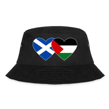Ecosse Palestine drapeau coeur - Bob - noir - Devant - Lela (165cm)