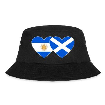 Argentine Ecosse Drapeau Coeur - Bob - noir - Devant - Lela (165cm)