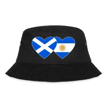 Ecosse Argentine Drapeau Coeur - Bob - noir - Devant - Lela (165cm)