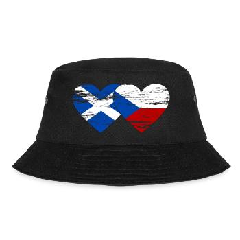 Ecosse République Tchèque Drapeau Coeur Utilisé - Bob - noir - Devant - Lela (165cm)